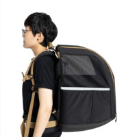 Ibiyaya Champion large dog backpack colour black