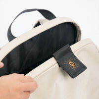 Ibiyaya Panorama small pet backpack buttermilk