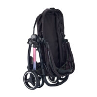 Ibiyaya Retro Luxe pet stroller in colour black