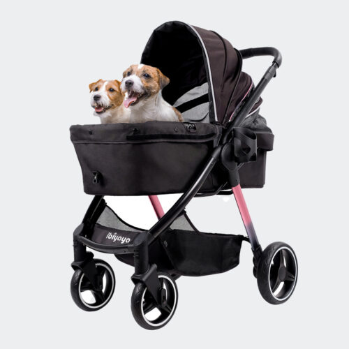 Ibiyaya Retro Luxe Black Dog Pram For Small To Medium Sized Dogs Or Two Dogs Main Photo