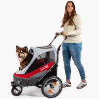 InnoPet Sporty Dog Trailer Deluxe dog buggy for dogs up to 66 pounds