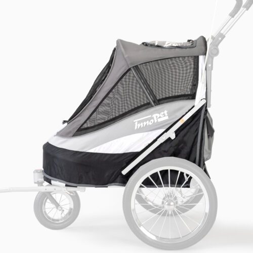 replacement-fabric-sporty-dog-trailer-deluxe-black-silver