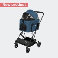 InnoPet 2-in-1 compact dog pram and cat stroller for pets up to 20kg