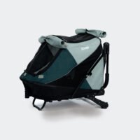 InnoPet Noah Lagoon small dog trailer and dog pram blue with travel bench function