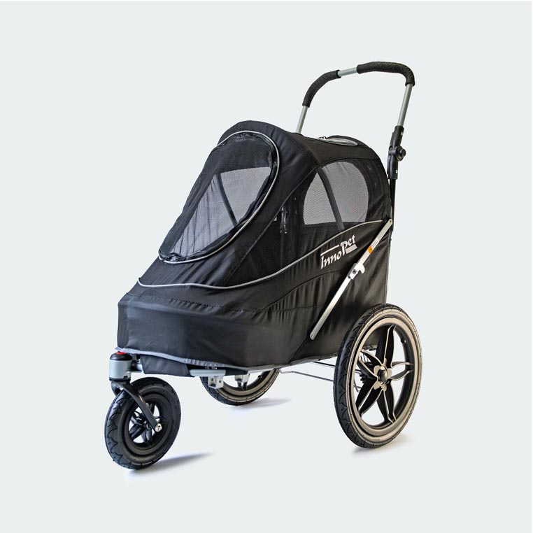 InnoPet Sporty EVR Dog stroller with sturdy rubber wheels for all terrains