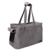 Canvas Pet Tote - Gray