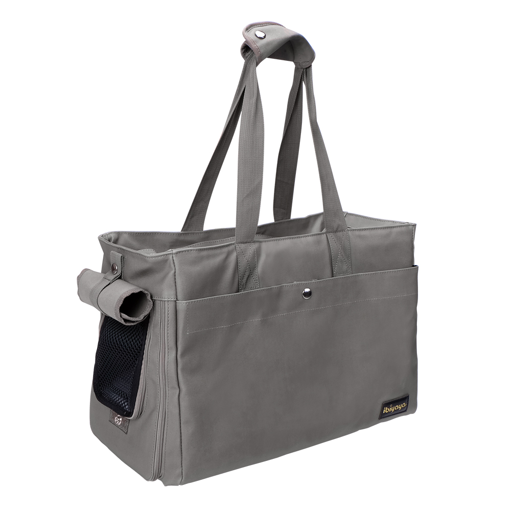 Canvas Pet Tote - Gray