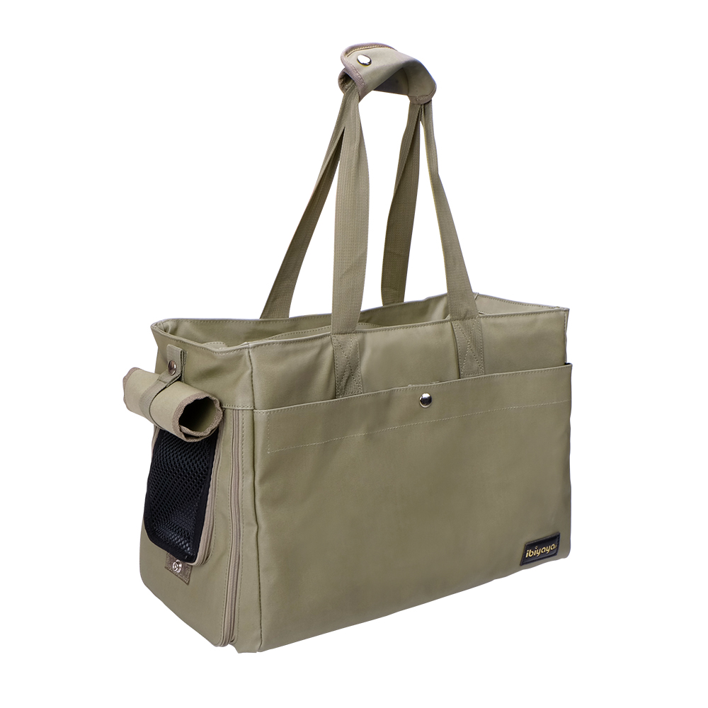 Canvas Pet Tote - Light Green