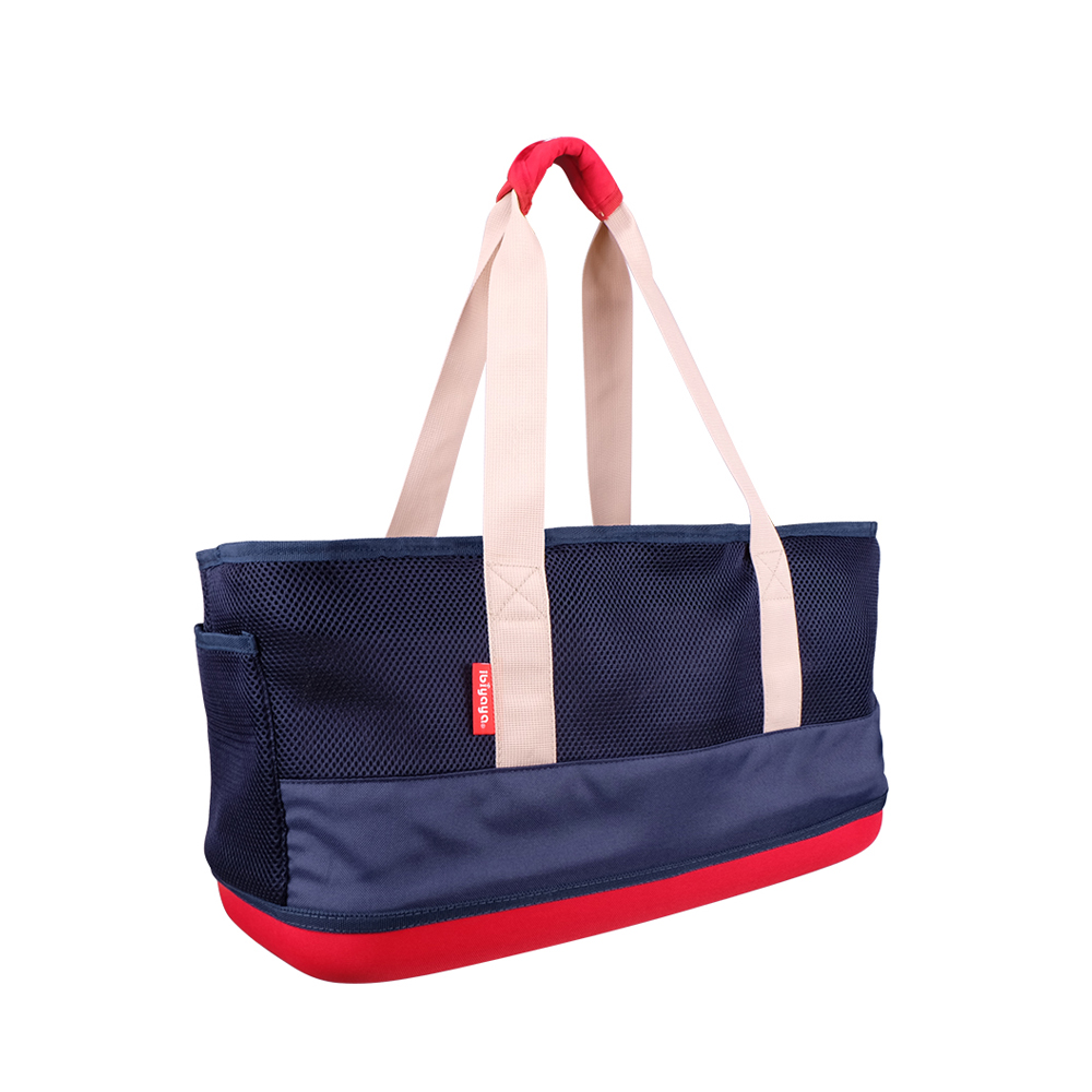 Ibiyaya Breathable pet carrier for dachshunds Navy blue