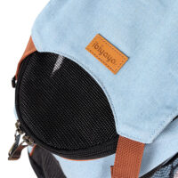 New Denim Fun Lightweight Pet Backpack - Denim